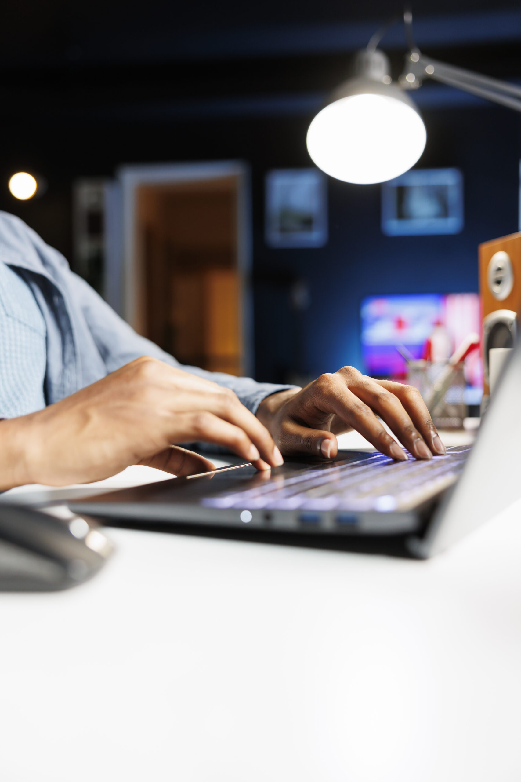 Remote tasks for company worker focusing on monthly earnings